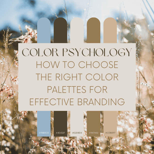 Color Psychology: How to Choose the Right Color Palettes for Effective Branding