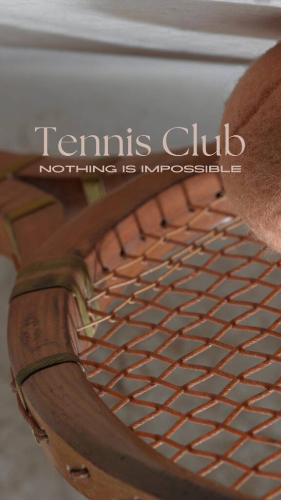 Tennis Wallpaper "Nothing is impossible"