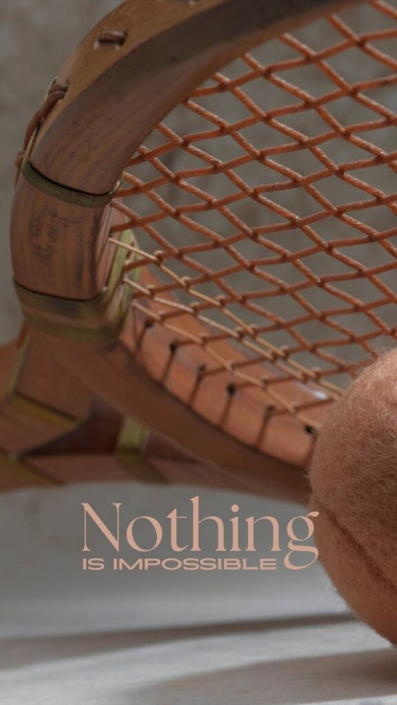 Tennis Wallpaper "Nothing is impossible"